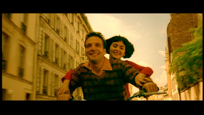 amelie y nino en moto