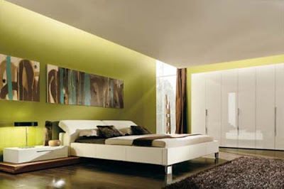 Dormitorio con Diseño Minimalista, Interior de lujo Habitación sencilla