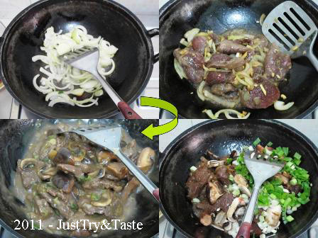 Resep Daging Sapi & Jamur Shiitake Masak Teriyaki JTT