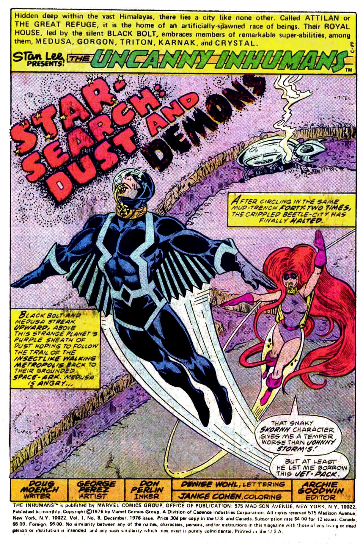 Read online Inhumans (1975) comic -  Issue #8 - 2