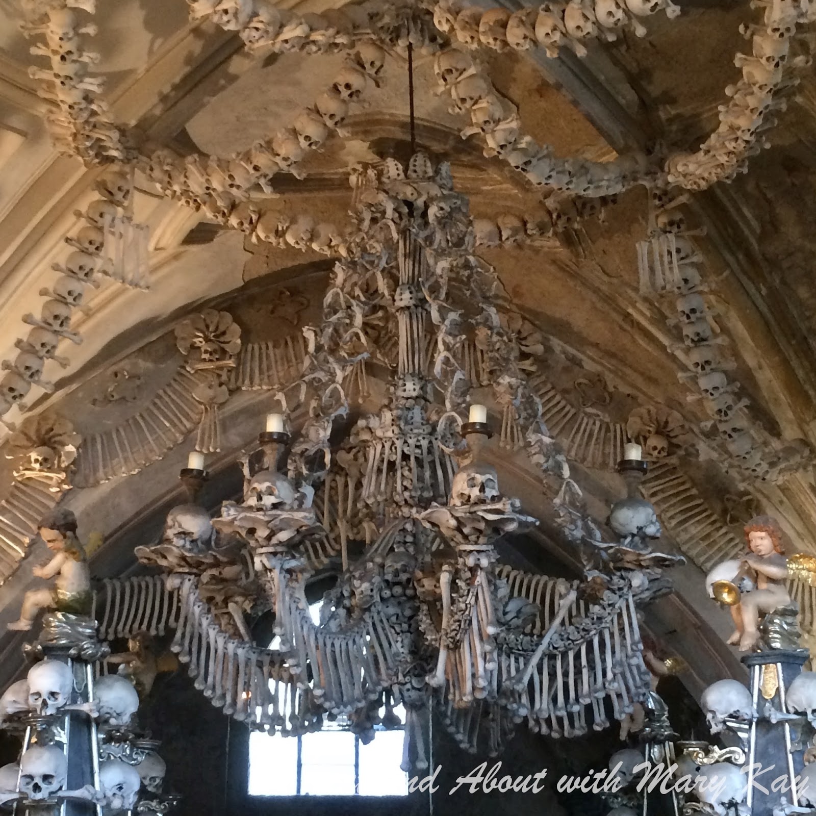 Visiting Sedlec Ossuary The Bone Church In Kutná Hora Skull Chandelier In Sedlec Ossuary Bone Church Kutná Hora