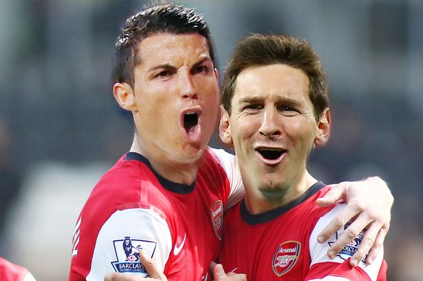 The Amazing Arsenal Xi That Could Have Been Starring Cristiano Ronaldo Lionel Messi Didier Drogba And Roberto Carlos