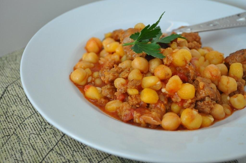 The Friday Friends Spicy Sausage with Hominy