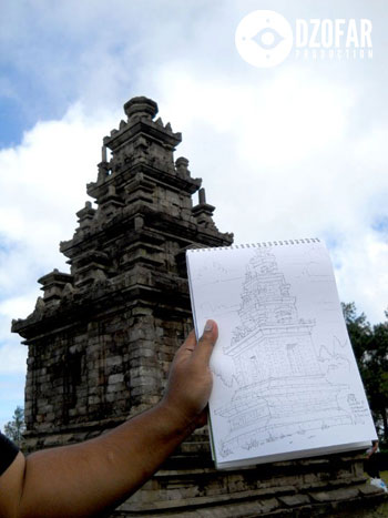 Sketsa Candi Gedong Songo