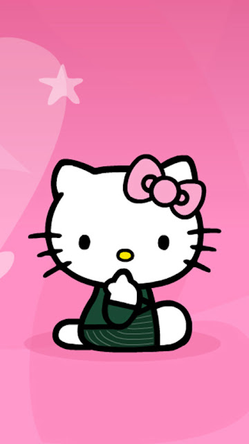 Hình nền điện thoại Hello Kitty cực dễ thương, cực vui