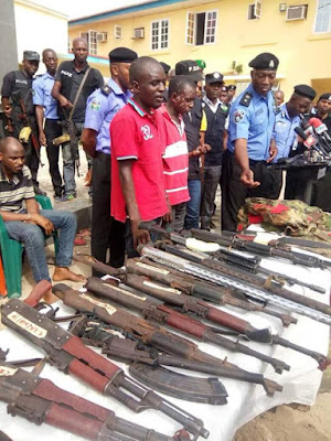 Photos: Police parade 30 deadly kidnappers, armed robbers terrorizing Okene-Lokoja-Kabba road