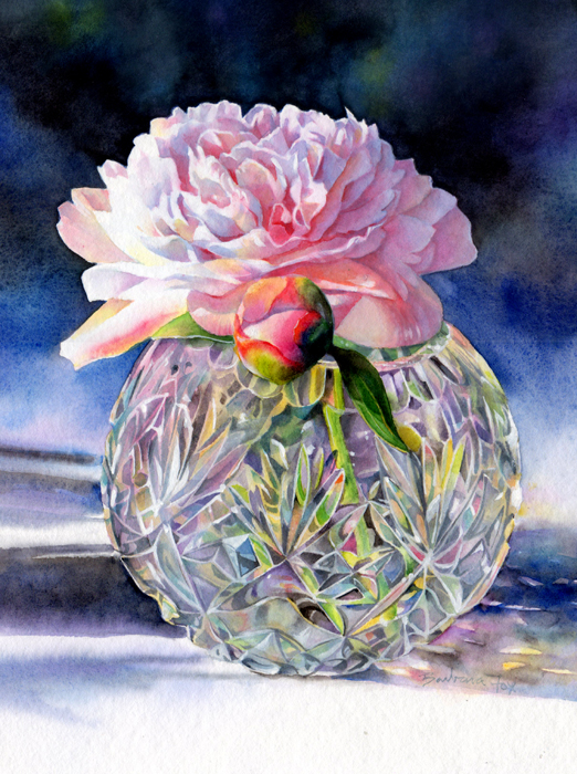 Barbara Fox Art Studio MY HEART SINGS watercolor still life painting