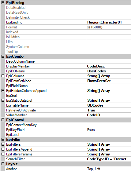 Epicor Development: Epicor 9 and User Defined Codes