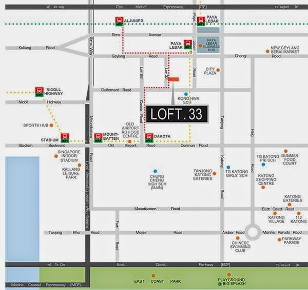 Loft 33 Location Map