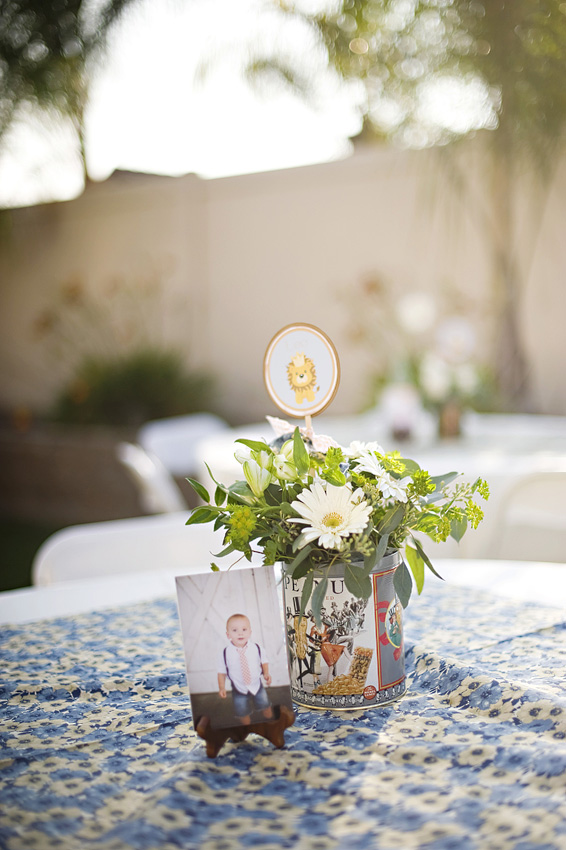 Kara s Party Ideas Vintage Lion 1st Birthday Party  - 26