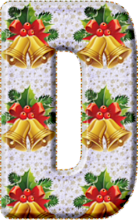 Abecedario con Campanas de Navidad en 2 Versiones. 2 Alphabets with Christmas Bells.