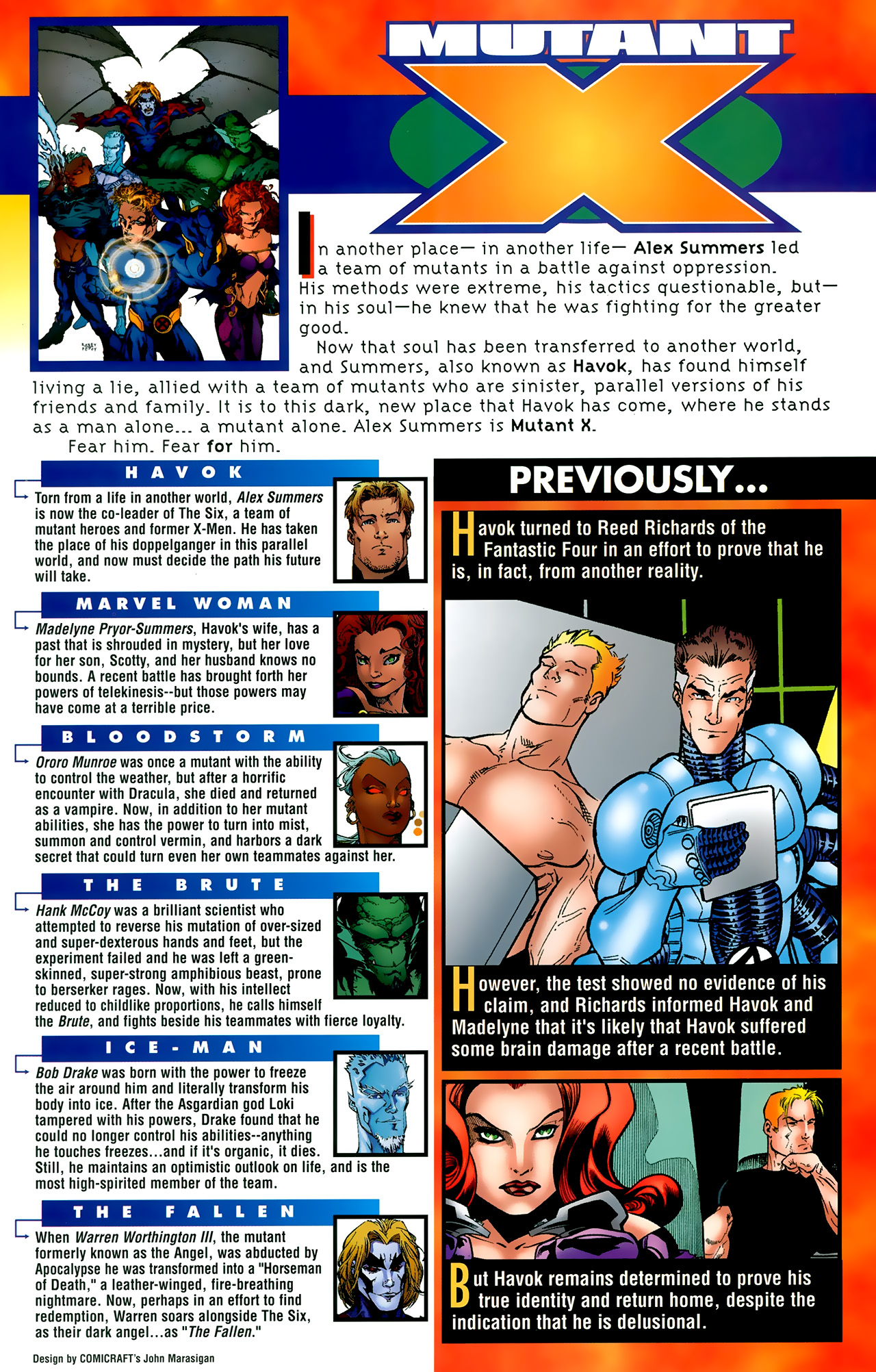 Read online Mutant X comic -  Issue #3 - 2