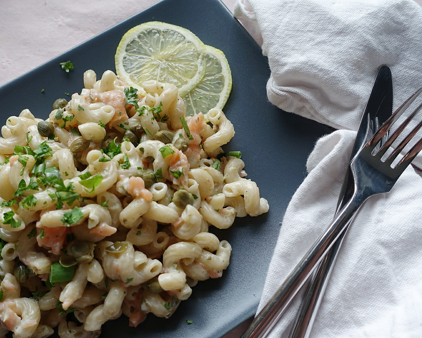 #inunter20 - "Die-Keine-Zeit-zu-Kochen-Küche" und cremige Nudeln mit Räucherlachs Pasta Räucherlachs