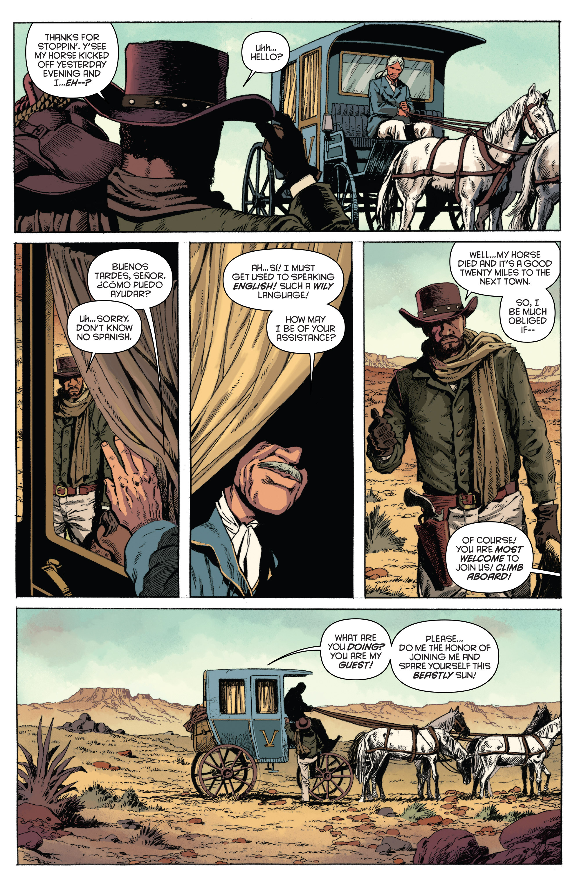 Read online Django/Zorro comic -  Issue #1 - 6