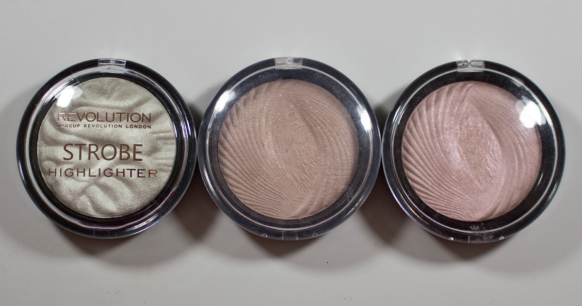 Modish lineær cyklus WARPAINT and Unicorns: Makeup Revolution Strobe Highlighter in Holographic  Lights & Vivid Baked Highlighters in Radiant Lights and Peach Lights :  Swatches & Review