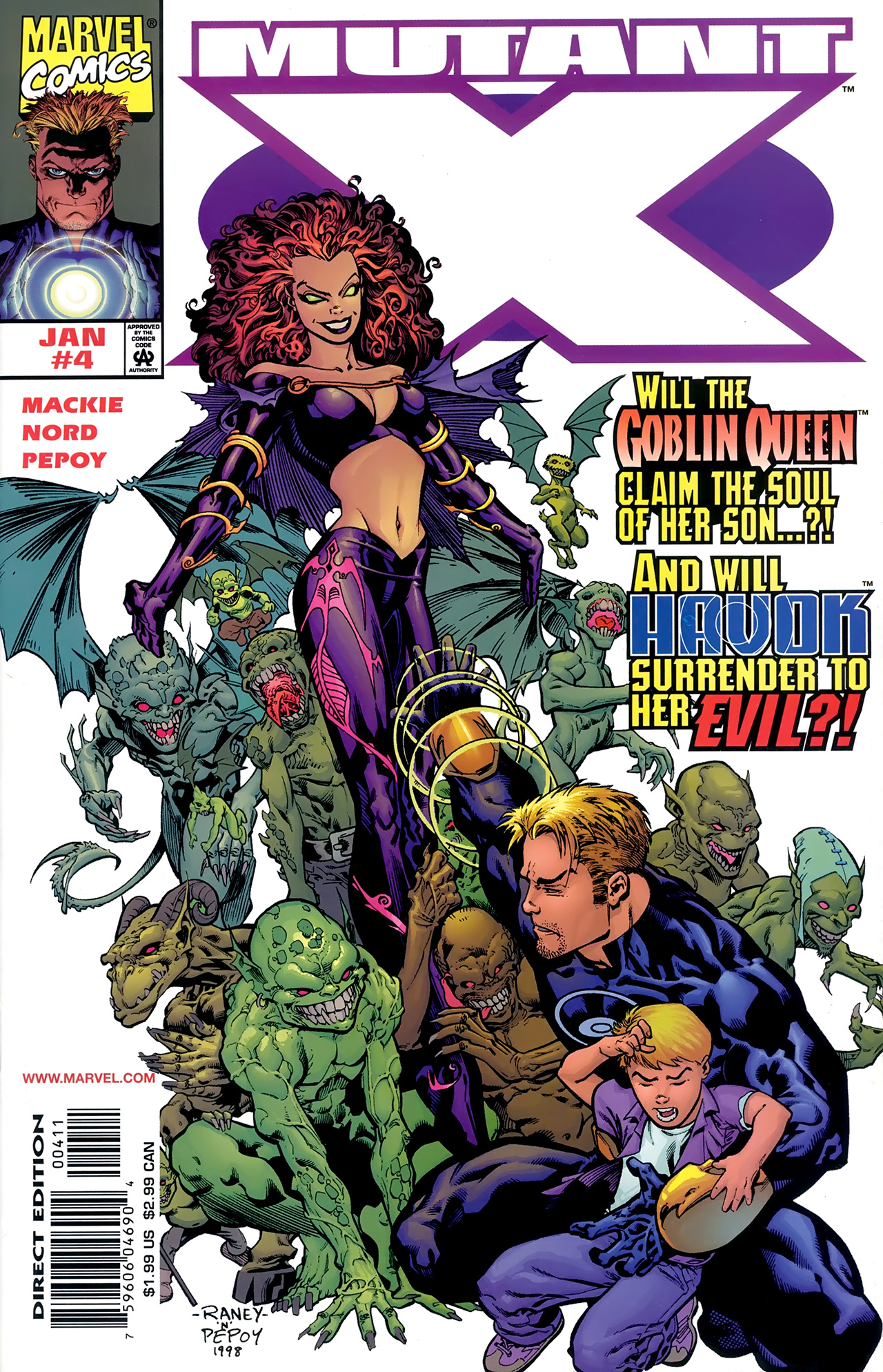 Read online Mutant X comic -  Issue #4 - 1