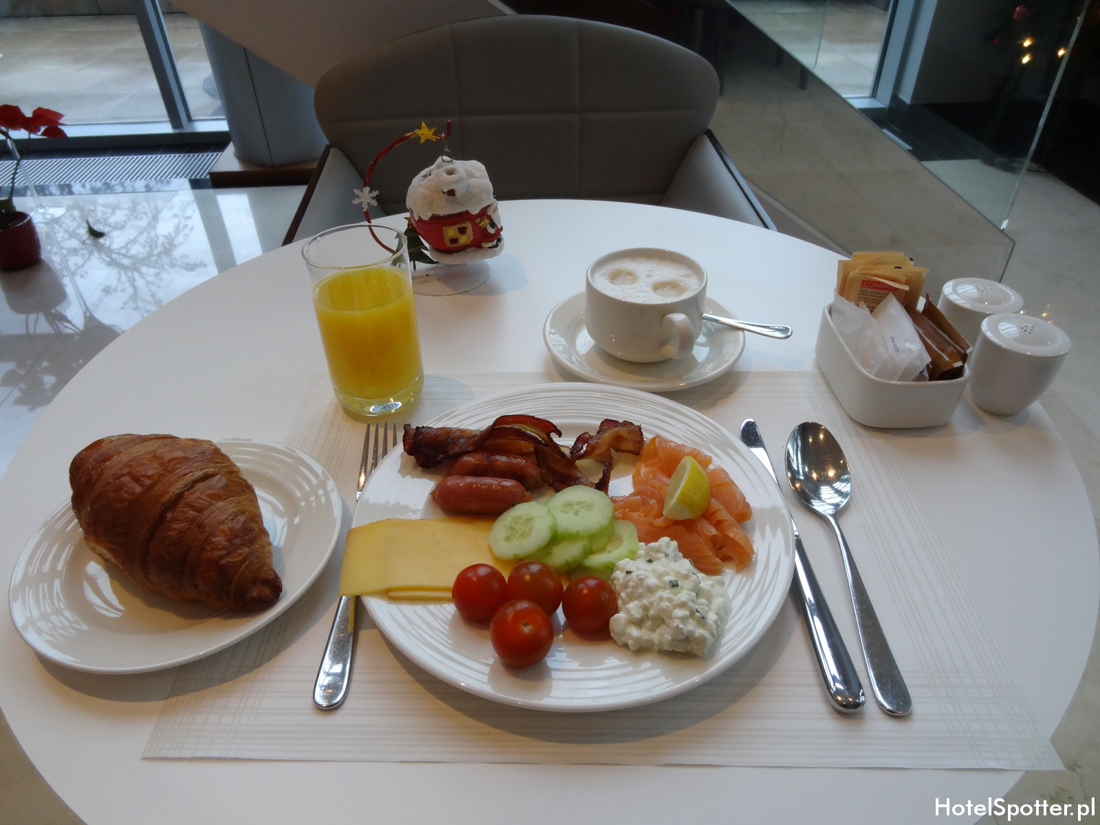 Executive Lounge w Hilton Warsaw - sniadanie 3