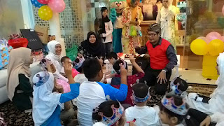 Kak Tony Sahabat Dongeng, aksi acara Ulang Tahun Sultan putra Ust Solmed