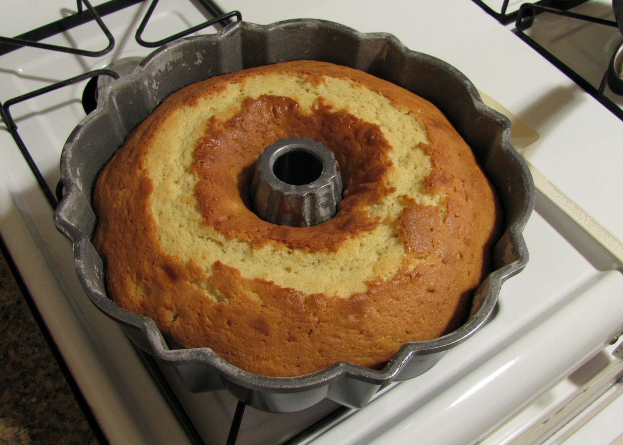 Smells Like Food in Here Pineapple Bundt Cake with Pineapple Syrup