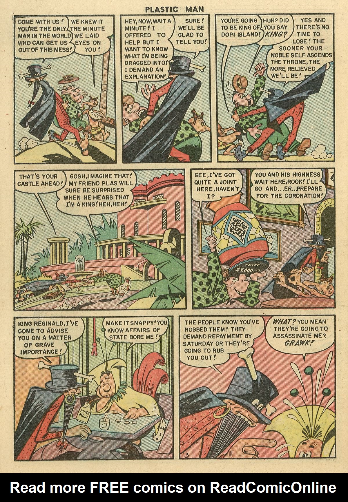 Read online Plastic Man (1943) comic -  Issue #22 - 18