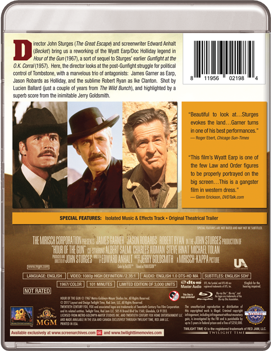 CULTURALMENTE INCORRECTO "The Hour Of The Gun" James Gardner, Robert