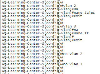 create vlan name and access port to the vlan