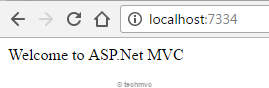 Running asp.net mvc application Running asp.net mvc application
