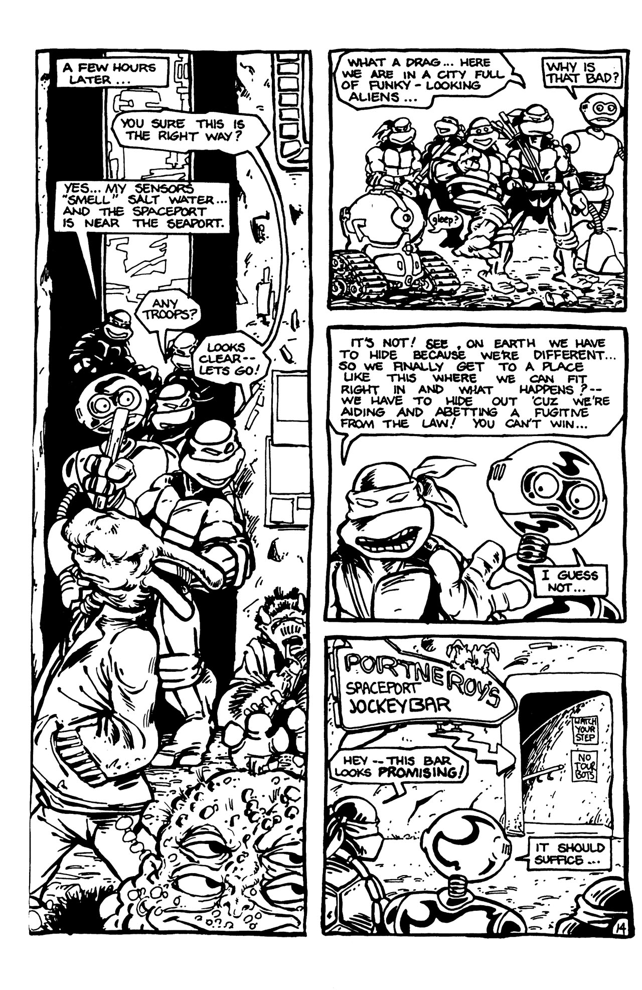 Read online Teenage Mutant Ninja Turtles (1984) comic -  Issue #5 - 16