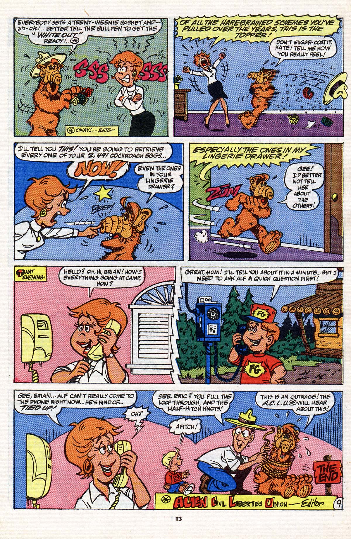 Read online ALF comic -  Issue #31 - 10