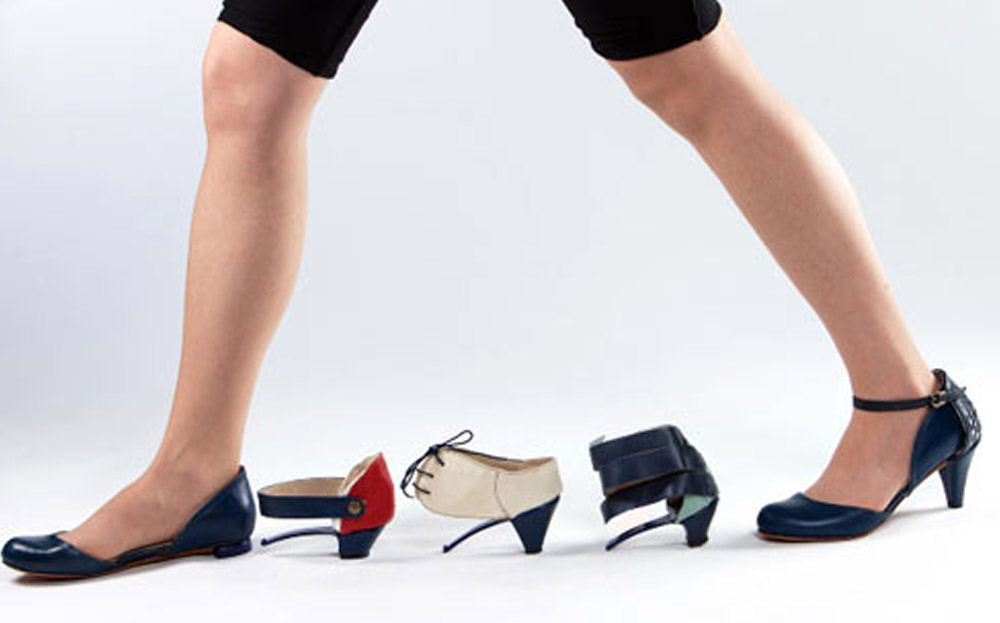 sapatilha com salto alto