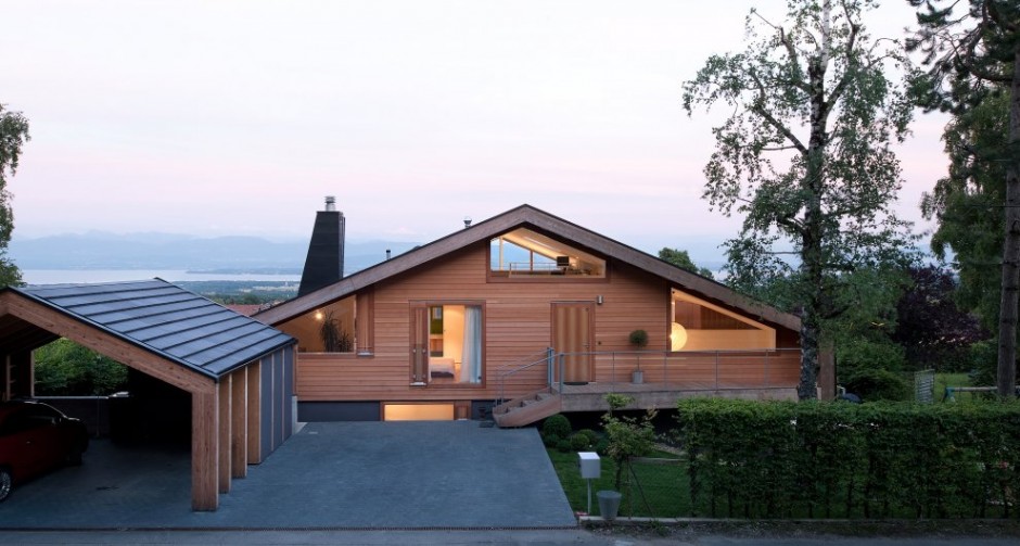 Modern minimalist Swiss chalet: Most Beautiful Houses in the World