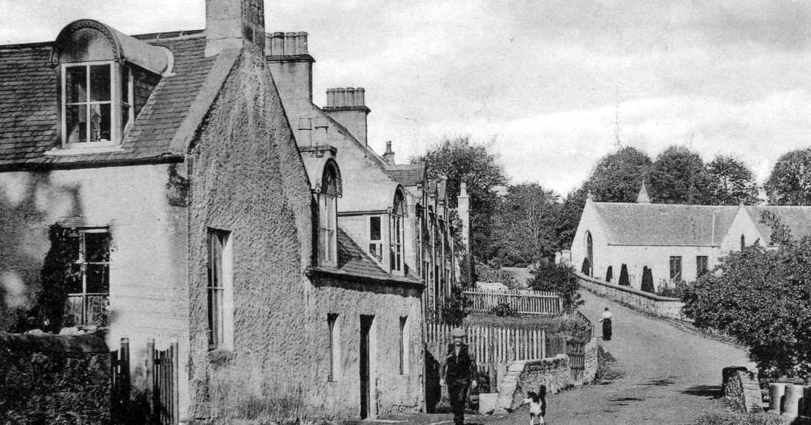 Tour Scotland Old Photograph Of Kirkton of Mortlach Dufftown Scotland