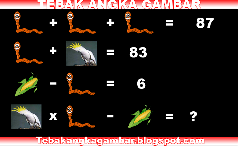 Tebak Angka Gambar Tebak Angka Gambar Burung Kakaktua Di Kali