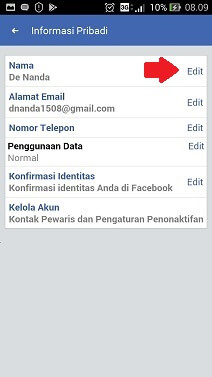 √ Cara Mengubah Nama Facebook di FB Lite Terbaru 2020 - Nanda Hero