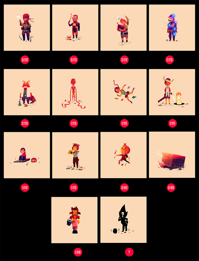 INSIDE THE ROCK POSTER FRAME BLOG Olly Moss Heroes Blindbox Series One