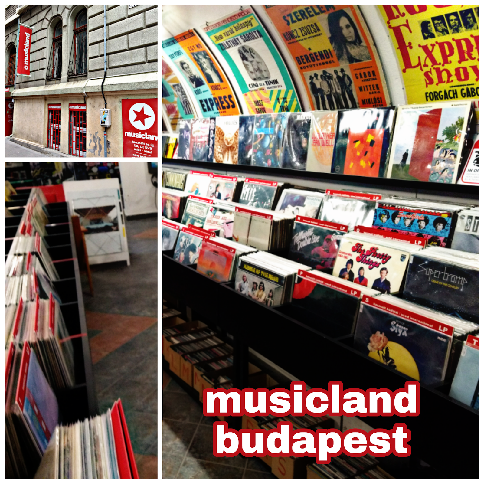 presenting my record collection Budapest Record Shops