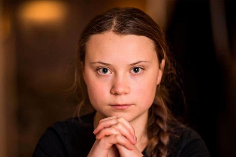 Mensaje de Greta Thunberg.