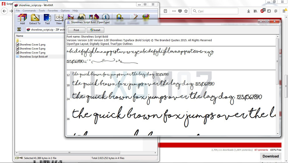 [Adobe Photoshop CS5] Cara Menambahkan Font Baru - llx6m07