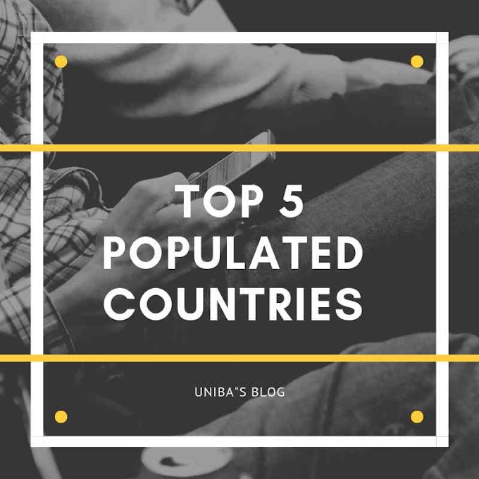 Top five Countries With The Highest Population