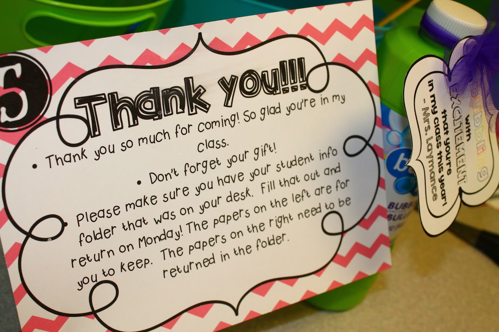 Adventures of First Grade: Meet the Teacher Ideas