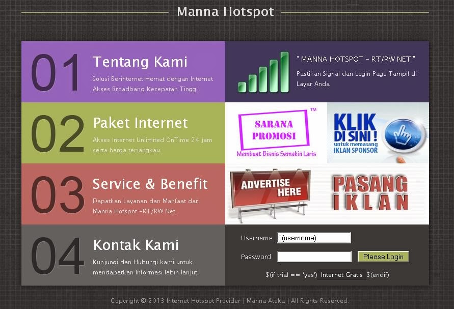 Mikrotik Template Free Download Login Page Hotspot