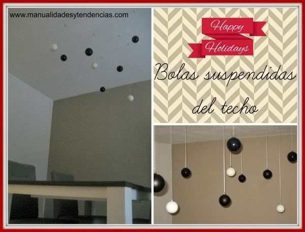 Decoración navideña con bolas de Navidad / Christma decoration with bauble / Décoration de Noël avec des boules de Noël