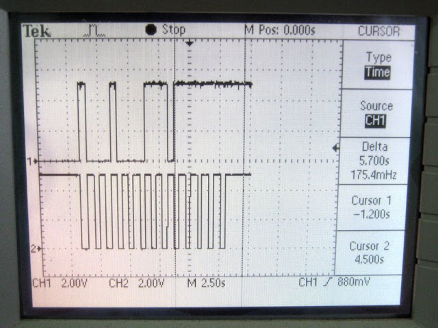 oscilloscope screen