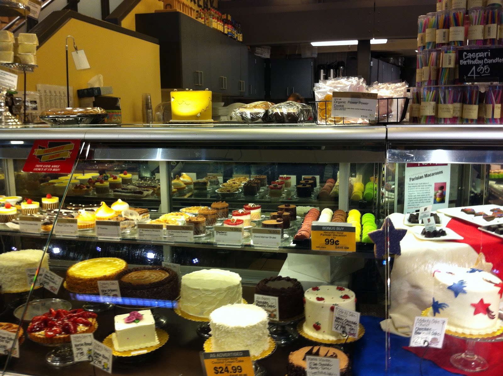 Market Refrigerator Metropolitan Market Cakes