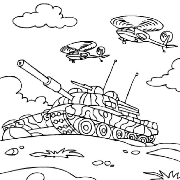 tank coloring pages military - photo #31