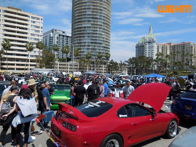 Good time!  Show Cars and Huge Crowd at Formula Drift Long Beach Car Show 2019 @formuladrift #FDLB