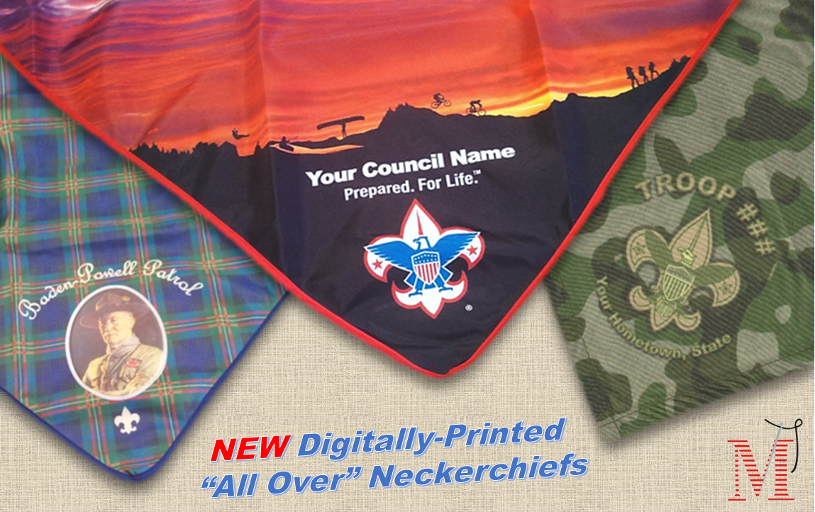 Moritz Scouting News Digitallyprinted "All Over" Neckerchiefs