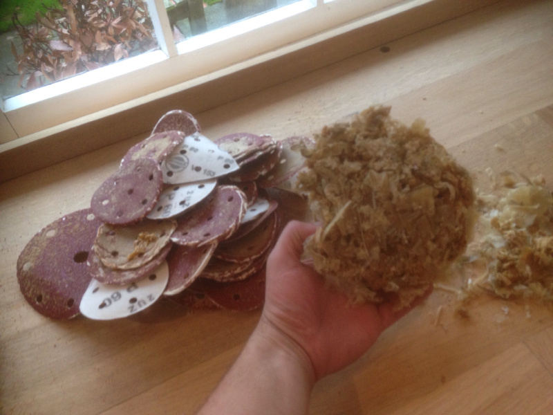 Wood Sanding and Finishing Cambridge UK Solid oak Wood Kitchen Worktop