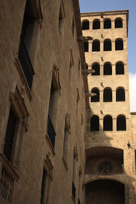 Watchtower of El Palau Reial in Barcelona