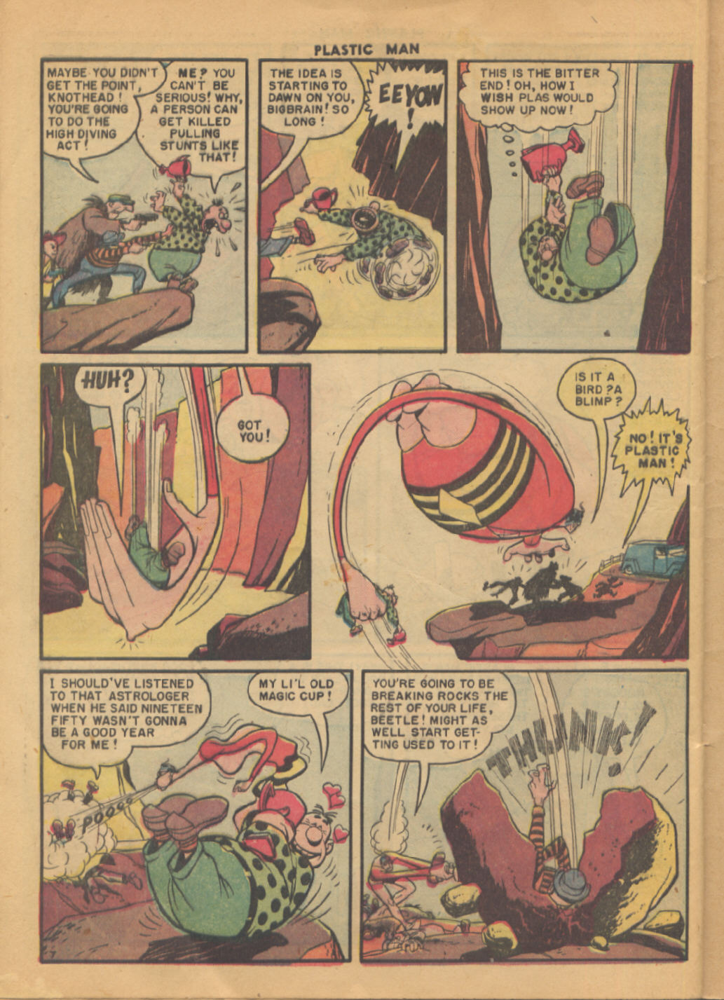 Read online Plastic Man (1943) comic -  Issue #25 - 23
